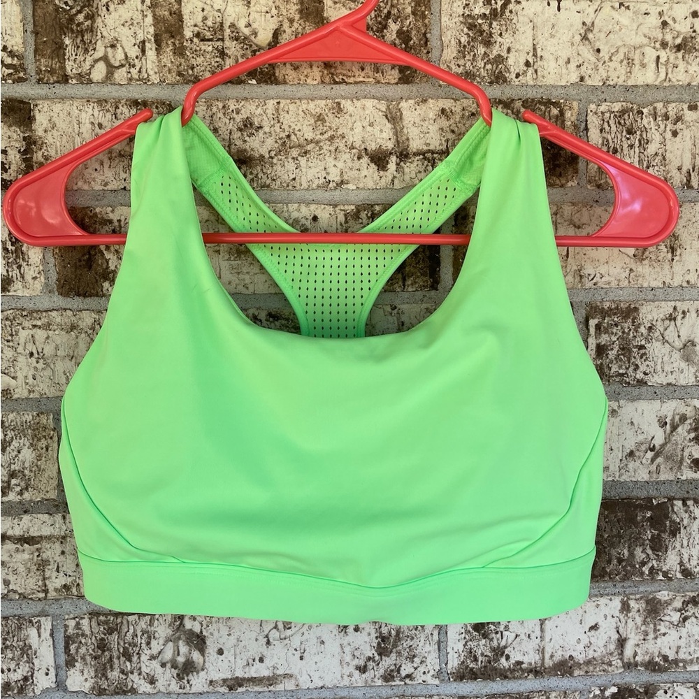 Athleta Vibrant Green Sports Bra